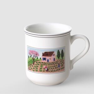 Villeroy & Boch Set of 6 Coffee Mugs including Sugar Bowl and Creamer - As new